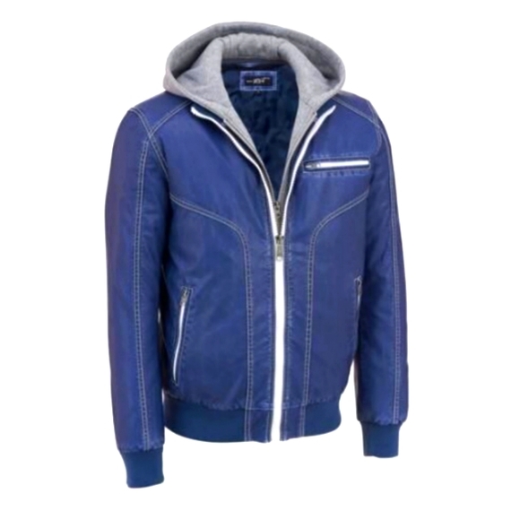 Black Rivet Jackets & Coats Black Rivet Distressed Fauxleather